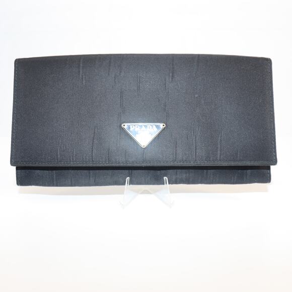 Prada Tessuto Black Nylon Wallet Clutch w/ Box & Card – Made in Italy - Picture 2 of 7